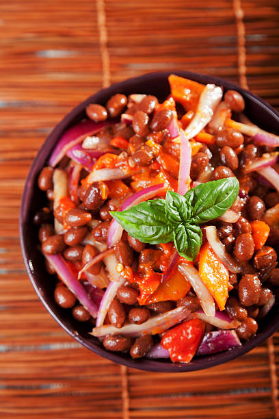 istock Bean salad with peppers and onion 171354030