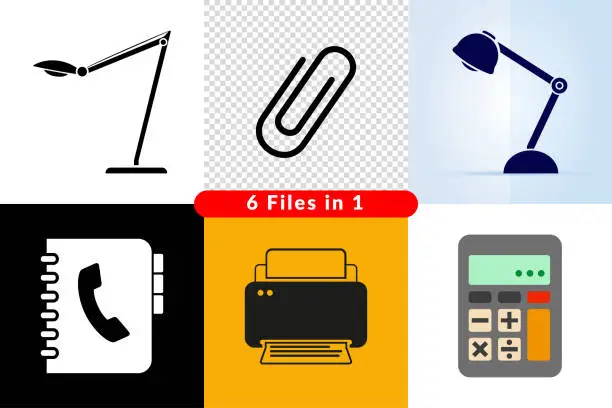 Vector illustration of Office supply icon.