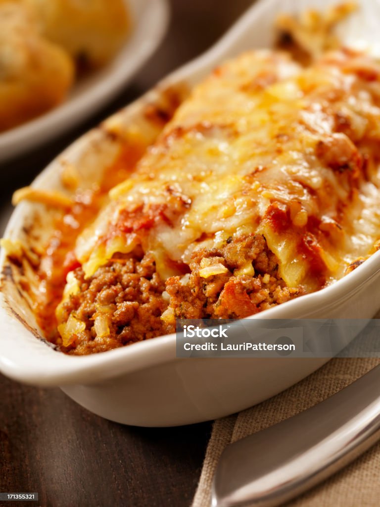 Stuffed Manicotti - Royalty-free Almoço Foto de stock