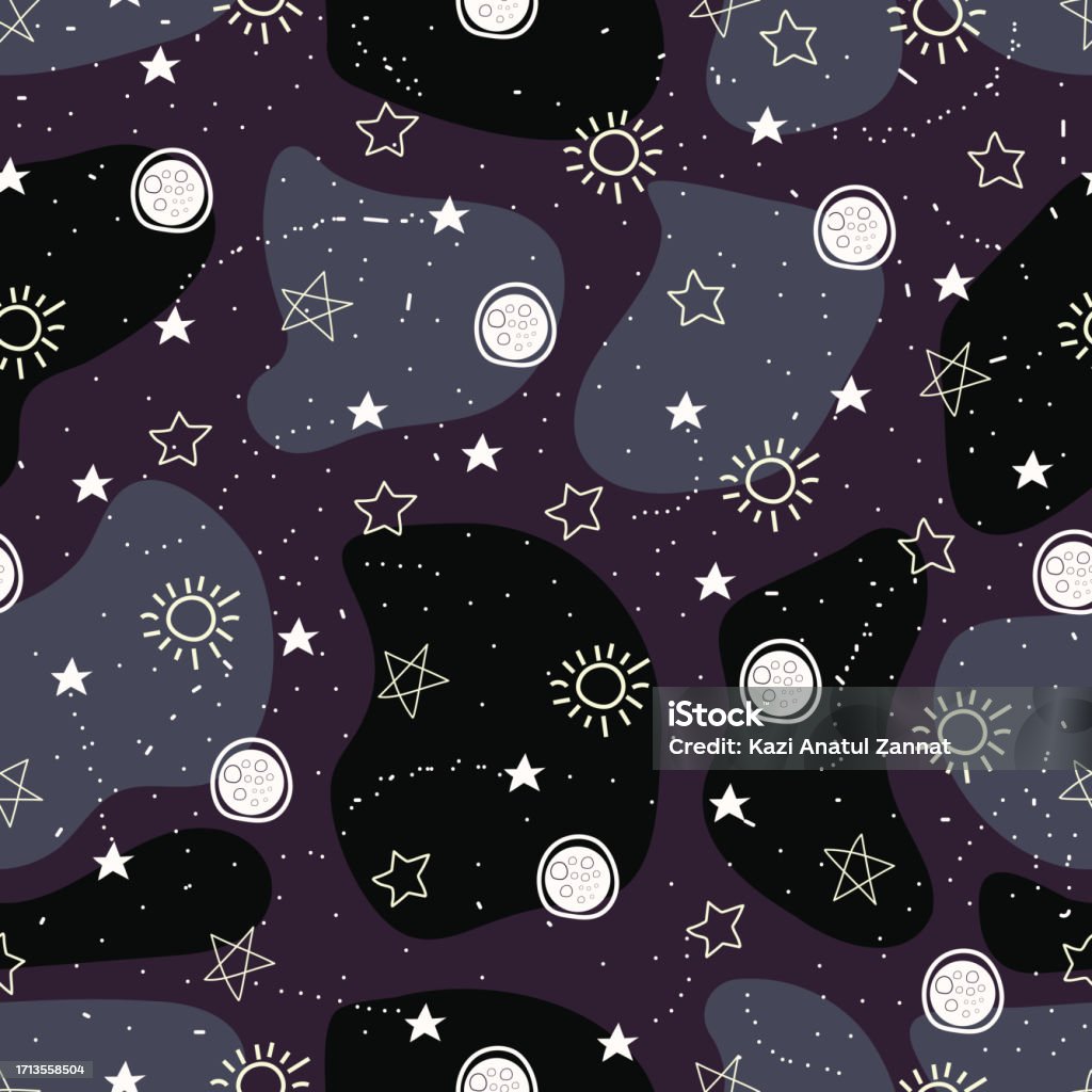 Astral Geometry Pattern Astral Pattern2 Stock Illustration - Download Image Now - Abstract ...