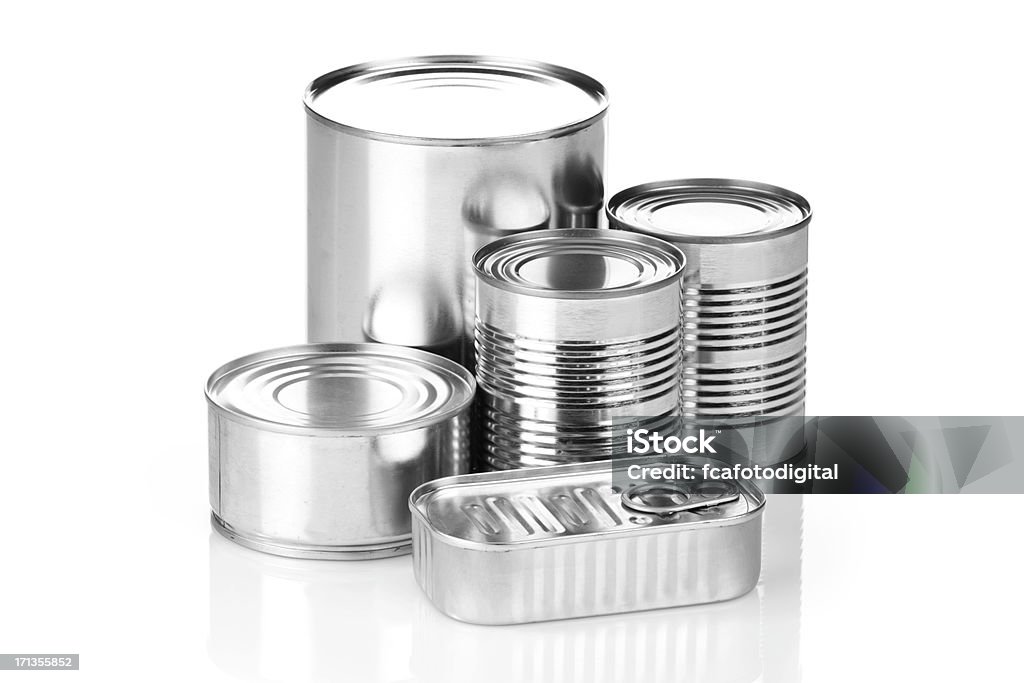 Lebensmittel in Dosen - Lizenzfrei Aluminium Stock-Foto