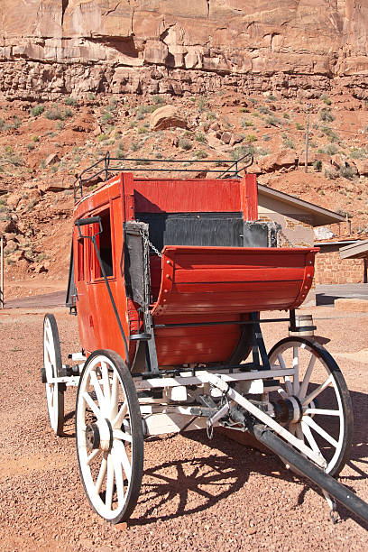 istock Old West Horse Drawn Stagecoach 171356302