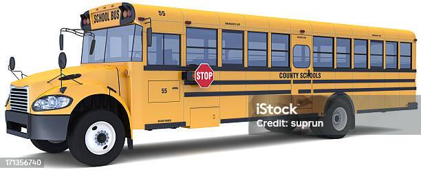 学校のバス - スクールバスのストックフォトや画像を多数ご用意 - スクールバス, 白背景, カットアウト
