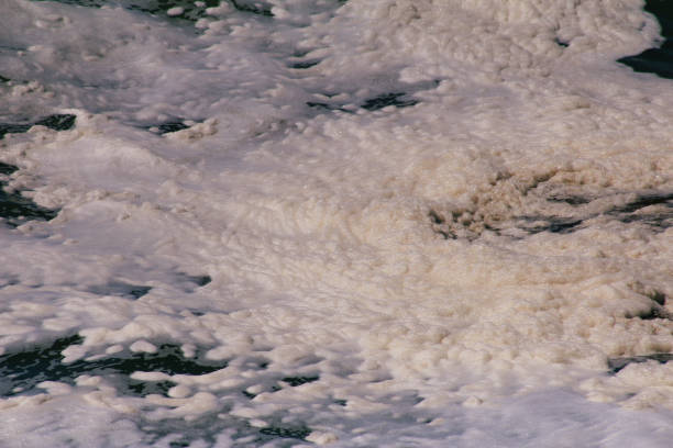 istock Closeup of the foamy water 1713567438