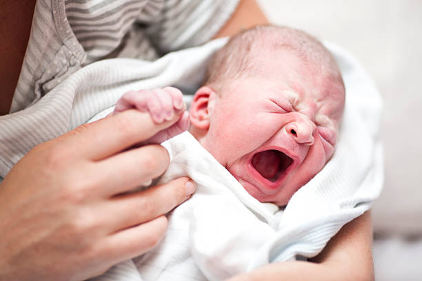 istock Angry newborn baby 171356957