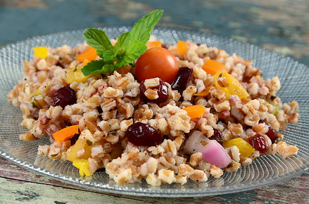 Insalata di bacche di grano - foto stock