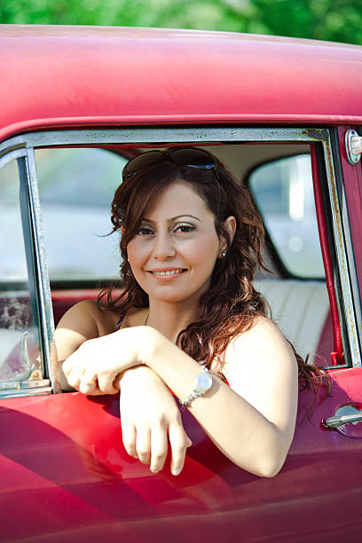 istock Young Woman In Car 171357226