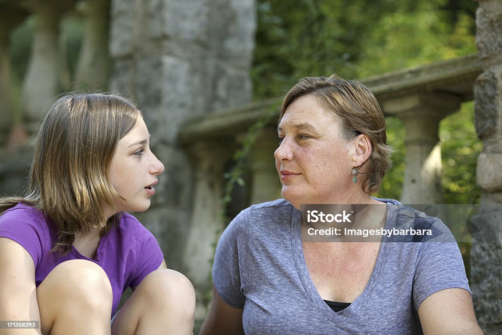 Tiefe Gespräch - Lizenzfrei Europäischer Abstammung Stock-Foto