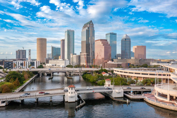 istock Tampa, Florida Evening Skyline Aerial 1713584720