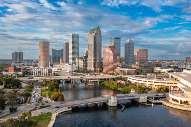 istock Tampa, Florida Evening Drone View Aerial 1713584737
