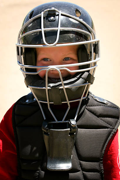 istock Youth League Baseball Catcher 171358684
