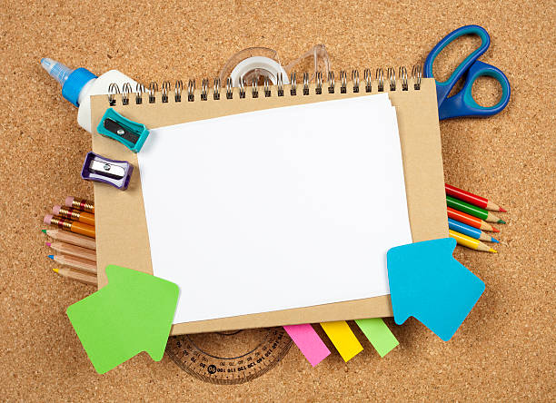 istock Back to school supplies background 171358903