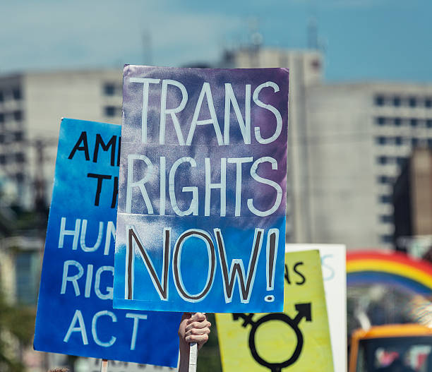 trans direitos - protests human rights imagens e fotografias de stock