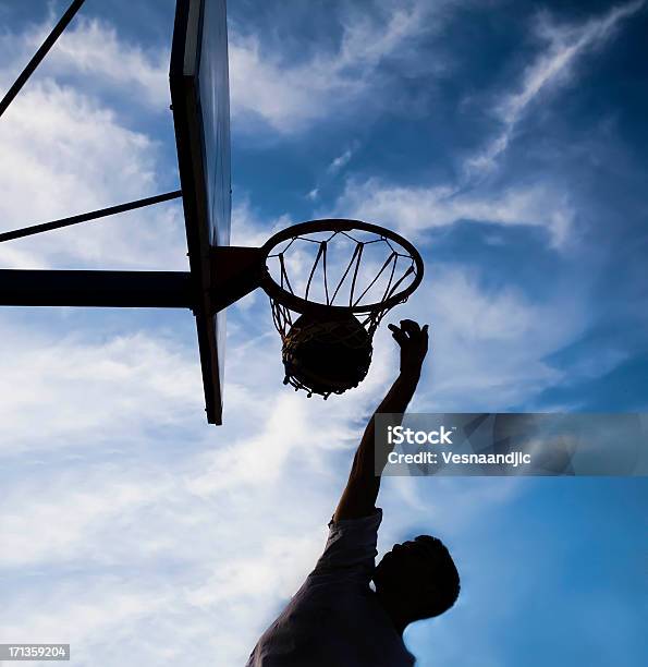 Young Man Playing Basketball Stock Photo - Download Image Now - 25-29 Years, Adult, Adults Only