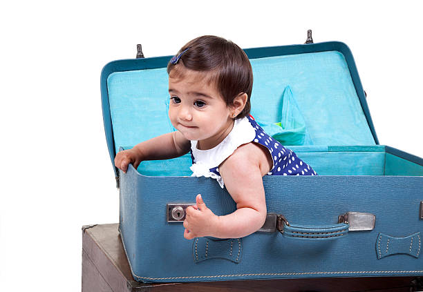 istock little girl sits in a suitcase 171359245