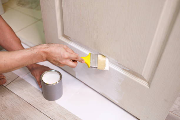 istock Repair staining the doors with paint 1713599279