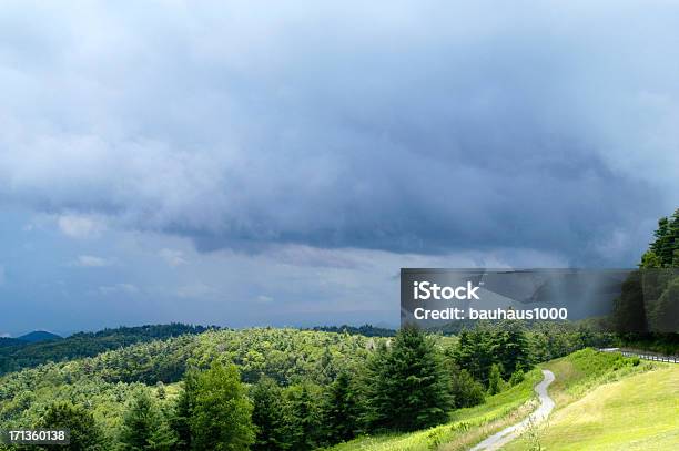 Thunderstorm Over Mountains Stock Photo - Download Image Now - Appalachia, Blue Ridge Mountains, Blue Ridge Parkway