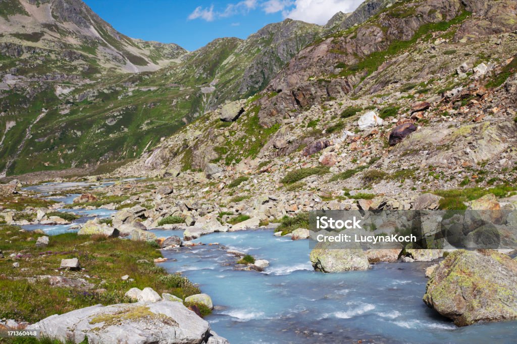 Mountain stream - Lizenzfrei Alpen Stock-Foto