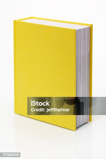 istock Blank Yellow Book 171360450