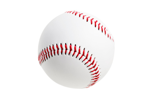 Baseball on white background.More object images: