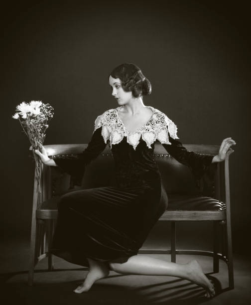 istock 1920s style.Female portrait 171361017