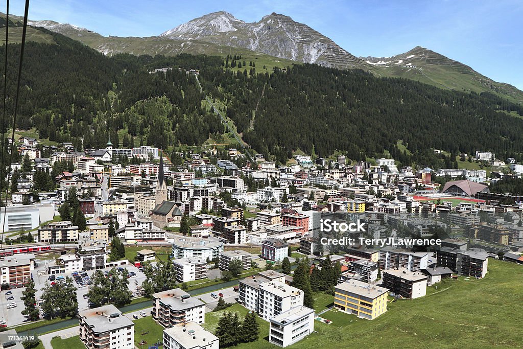 Graubünden, Davos, Schweiz - Lizenzfrei Weltwirtschaftsforum Stock-Foto