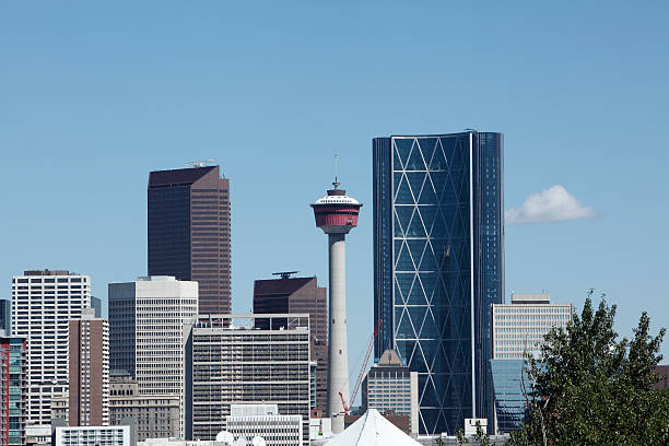 istock Calgary Skyline Close Up With  Bow Tower 171361718