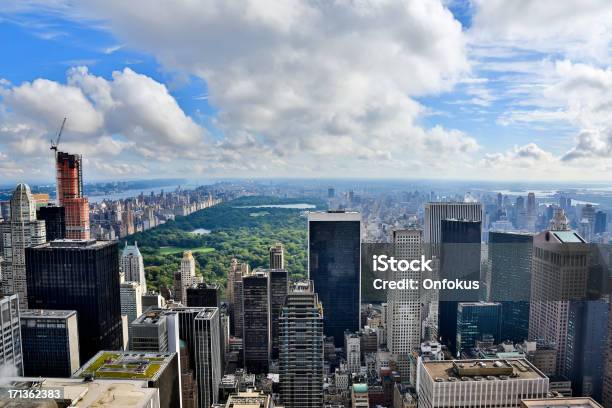 Manhattan Skyline And Central Park New York City Stock Photo - Download Image Now - Building Exterior, Built Structure, Central Park - Manhattan