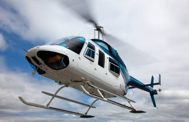 Helicopter stock photo