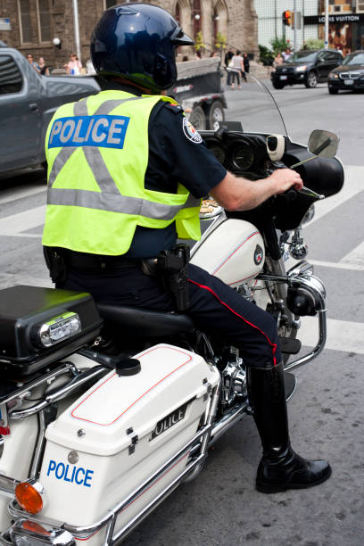 canadian di polizia - toronto lovelocal ontario canada foto e immagini stock