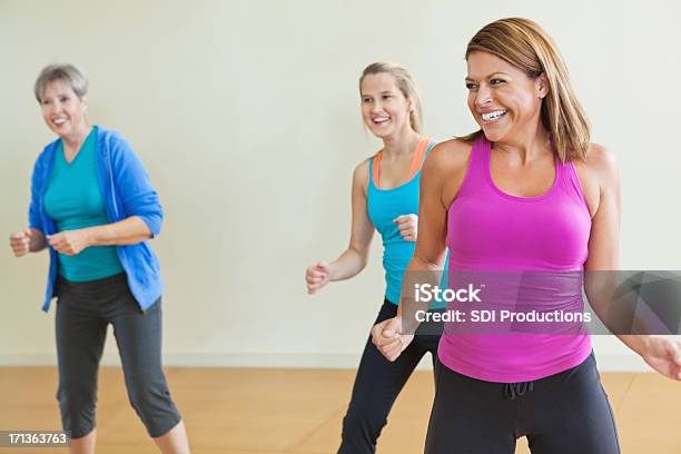 Women Having Fun Together In Fitness Exercise Class Stock Photo - Download Image Now