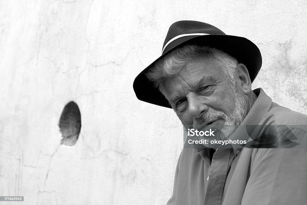 Ritratto di uomo anziano - Foto stock royalty-free di 70-79 anni