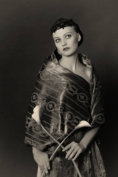 istock Art Deco.Female portrait 171364223