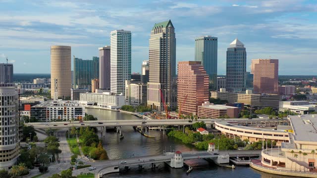 Tampa Skyline Aerial