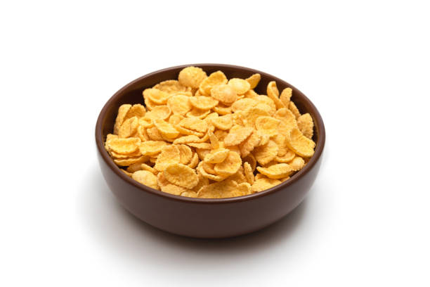 istock Corn flakes in a bowl isolated on a white background 1713646748