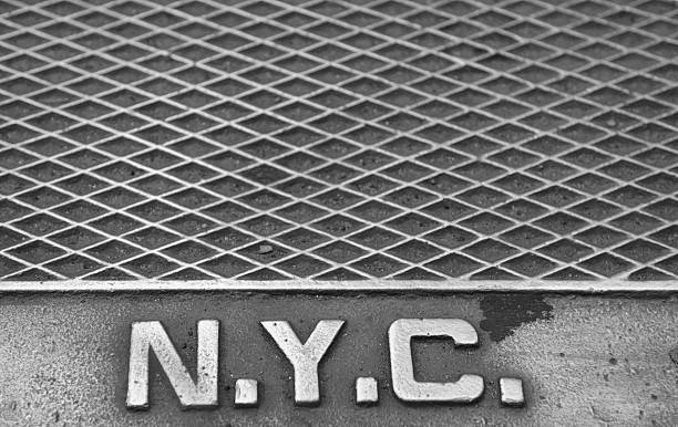 istock NYC Urban Metal Background with Text 171364694