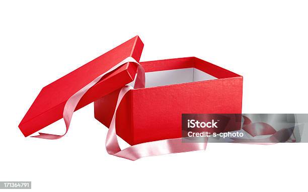 Gift Boxclipping Path Stock Photo - Download Image Now - Open, Gift, Opening