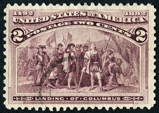 istock Landing Of Columbus Stamp 171364852