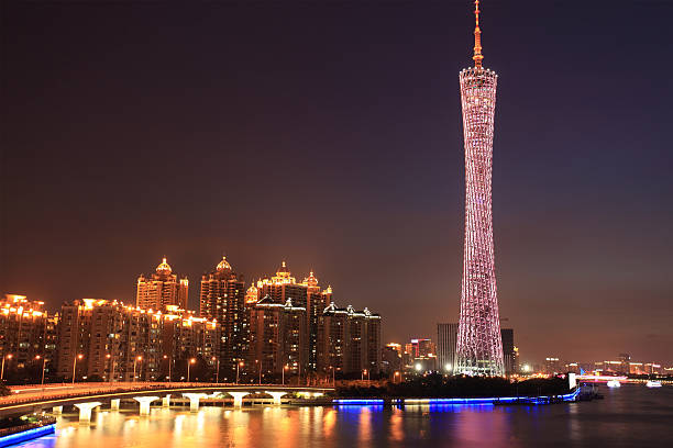 istock China Guangzhou night view 171364870