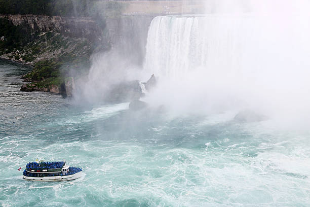 istock Tourist Ferry at Niagara Falls 171365680