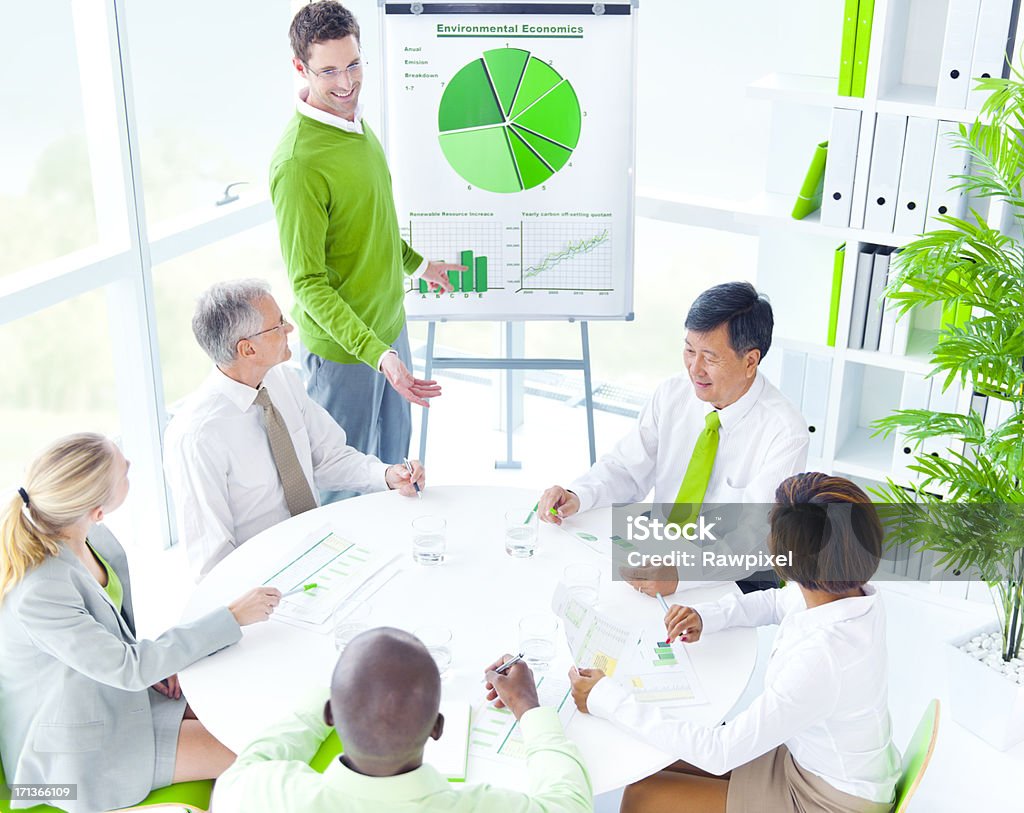 Green Business Meetings - Lizenzfrei Offizielles Treffen Stock-Foto