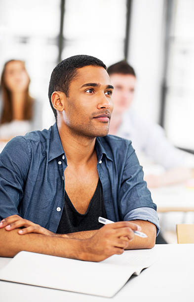 istock Pensive African-American student. 171366116