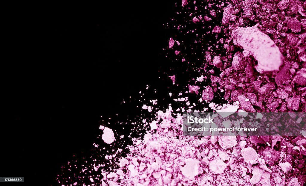 Pink Lidschatten - Lizenzfrei Schwarzer Hintergrund Stock-Foto