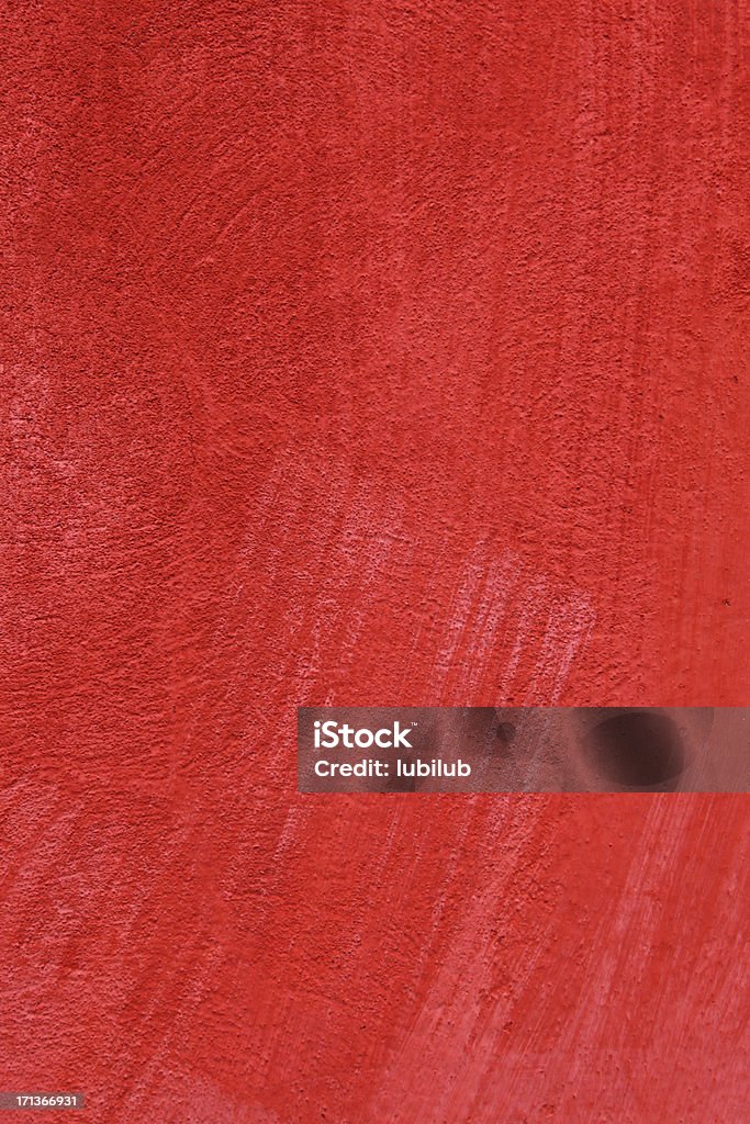 Vecchio muro rosso grunge texture. - Foto stock royalty-free di Affresco