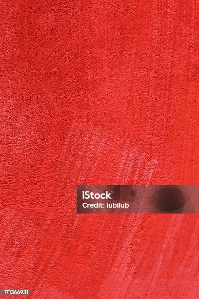 Vecchio Muro Rosso Grunge Texture - Fotografie stock e altre immagini di Affresco - Affresco, Antico - Vecchio stile, Astratto