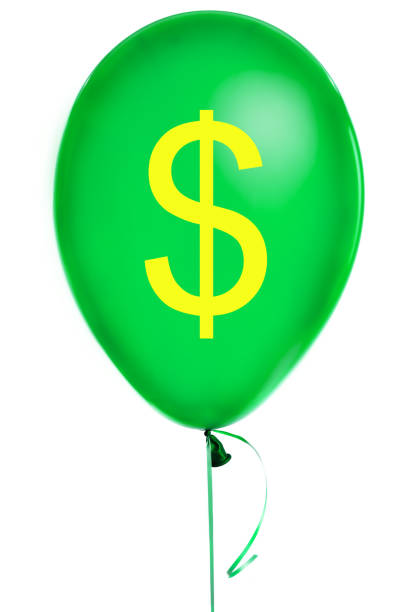 istock Green Balloon With Dollar Sign 171367148