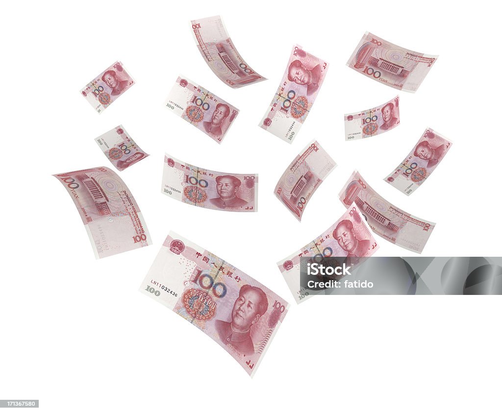 Летающий юаней - Стоковые фото Падать роялти-фри