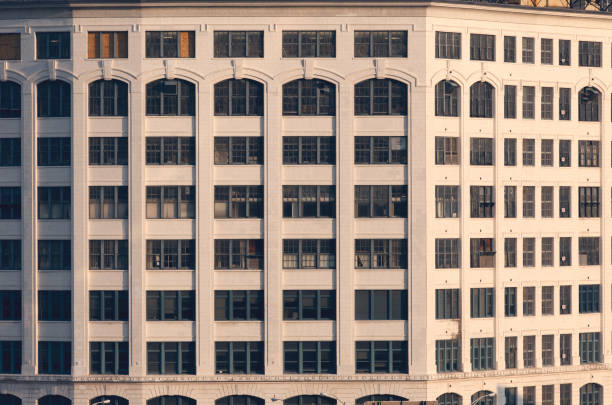 istock Large Art Deco Building Facade New York City 171368178