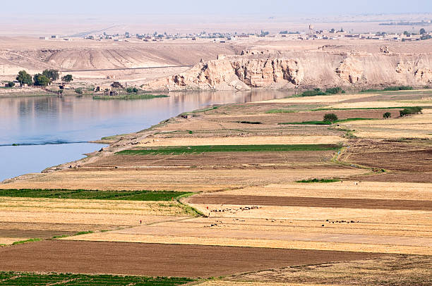 istock Euphrates River landscape in Syria's Deir ez-Zur governate 171368892