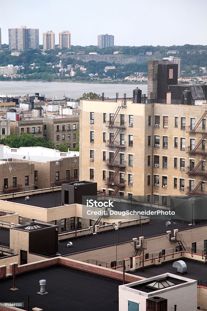 NYC 어파트먼트 건물 - 로열티 프리 워싱턴 하이츠 스톡 사진